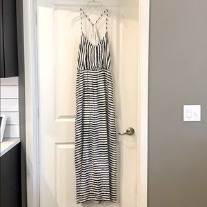 Striped maxi dress